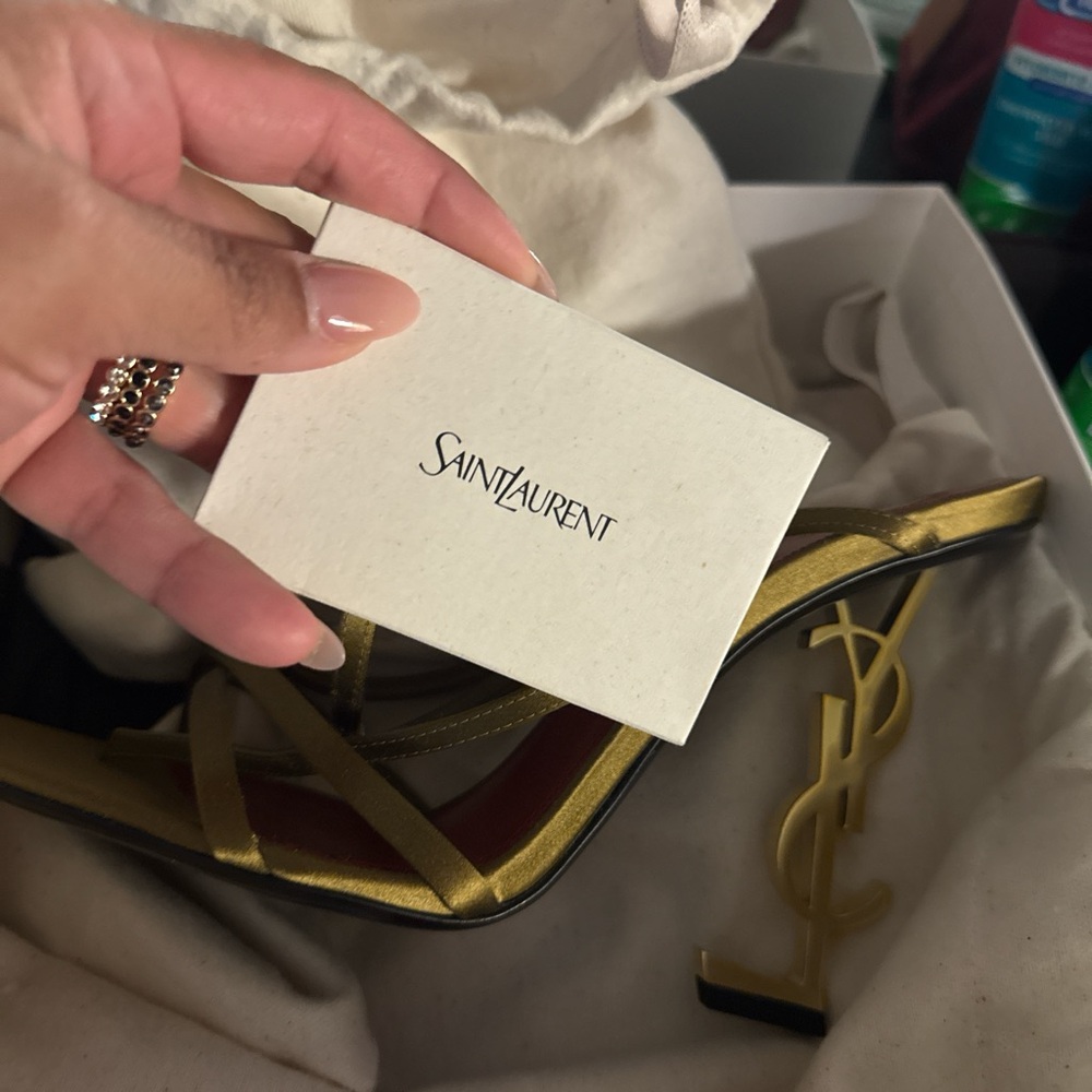Saint Laurent Bronze Heels - Picture 4 of 4